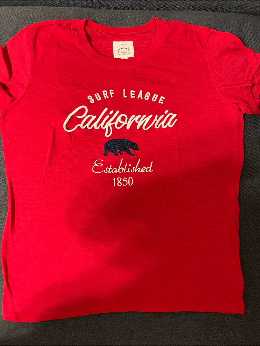 Reflex Red 'California' Surf League Graphic Tee